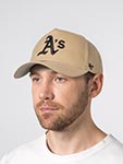 Бейсболка 47 BRAND арт. B-MPDTP18WBP-KH Oakland Athletics MLB (бежевый)